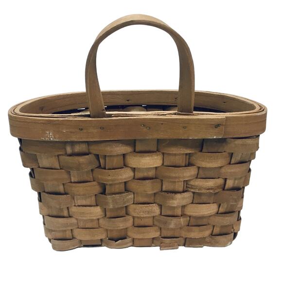 Cute little basket, hangs on wall - Picture 3 of 5